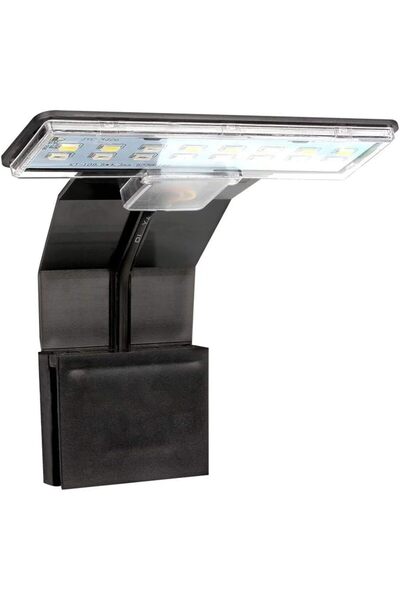 zola Lampă LED pentru acvariu, 16 LED-uri, 5W, plastic, 13x12x8 cm, negru