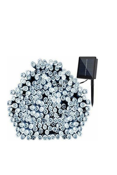 OEM Ηλιακά Χριστουγεννιάτικα Λαμπάκια 100 LED RGB 10m IP66 Εξωτερικού Χώρου
