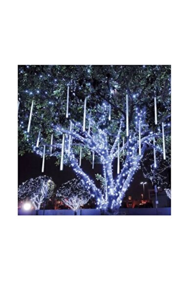 OEM Κουρτίνα Βροχή LED 8 Σωλήνων Ψυχρό Λευκό 46,5εκ 288 LEDs για Εξωτερικό Χώρο