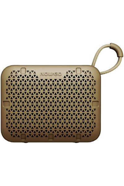 NowGo Stone M1 Portable Speaker, Bluetooth, 5 W, Brown