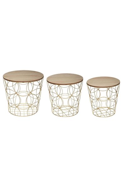 Atmosphera Créateur D'intérieur Set de 3 măsuțe de cafea Atmosphera Kumi, str...