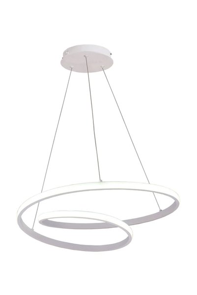 POWERTECH LED φωτιστικό οροφής HLL-0153, 25W, 4000K, Φ40cm, 1m, λευκό