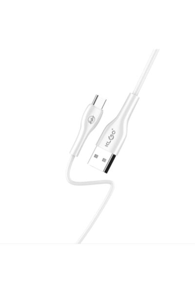 OEM Καλώδιο USB 2.0 σε Micro USB 1m KLGO S-102 σε λευκό χρώμα
