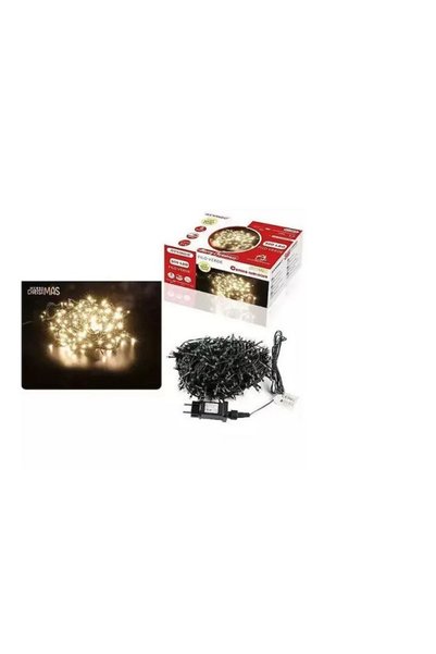 Arrango Χριστουγεννιάτικα λαμπάκια 500 LED θερμό λευκό 28μ με πράσινο καλώδιο