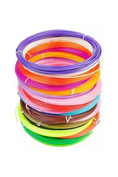 OEM Νήματα PLA για 3D Pen 1.75mm Πολύχρωμα 10τμχ MPN 26962