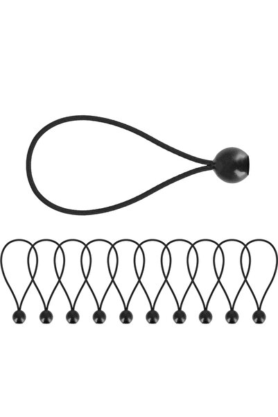 MyOfficeShop Set de benzi elastice cu bilă pentru fixarea prelatei sau banner...