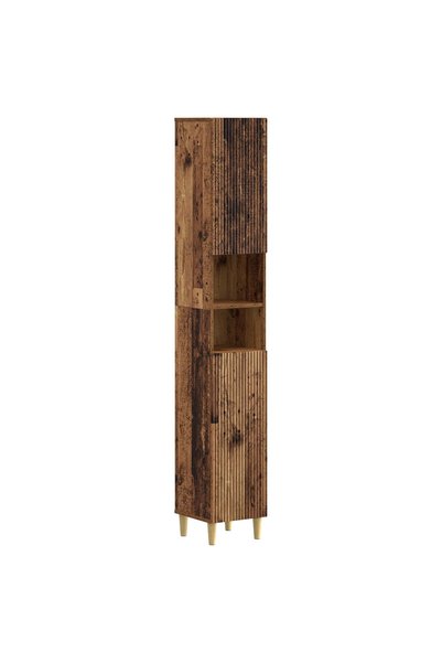 vidaxl Cabinet de Baie cu Raft Deschis ARNHEM Lemn vechi