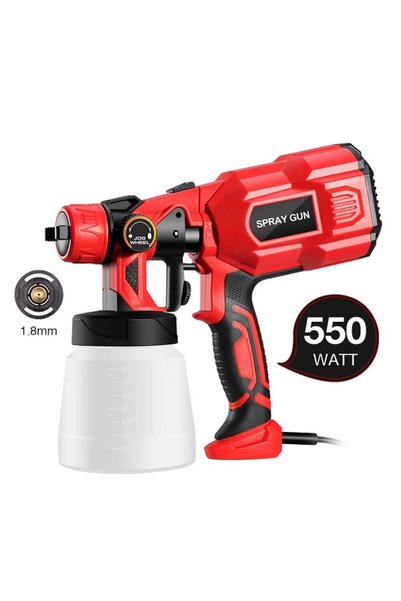 OEM Πιστόλι Βαφής 550W με Δοχείο 800ml Ηλεκτρικό για Ξύλο, Μέταλλο, Πλαστικό