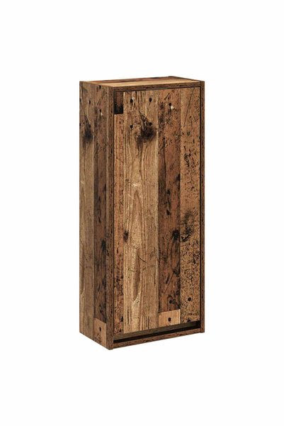 vidaxl Chiuvetă de baie suspendată Lemn vechi 35 x 20 x 81 cm