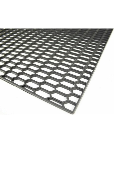 OEM Πλαστική Σίτα Κυψελωτή Μαύρη Χοντρή 120x40cm για Προφυλακτήρες