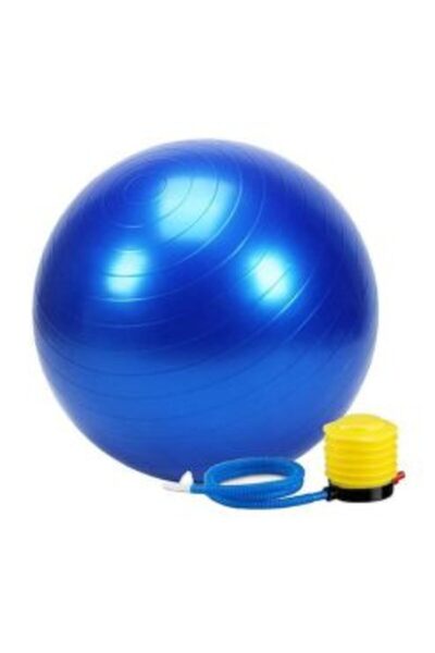 OEM Μπάλα Pilates 55cm με Τρόμπα Μπλε