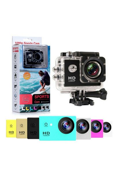 OEM Αδιάβροχη Κάμερα FULL HD 1080P για Σπορ με LCD 2"