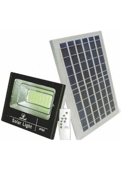 Jortan Ηλιακός Προβολέας LED 50W IP66 Στεγανός με Τηλεχειριστήριο PANAG004