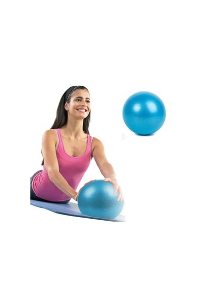OEM Μπάλα γυμναστικής Pilates 25cm 501 μπλε, αντιολισθητική PVC