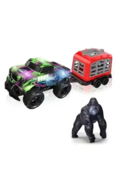 OEM Τηλεκατευθυνόμενο όχημα Off-Road με κλουβί με γορίλα και χειριστήριο Anim...