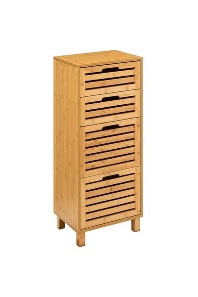 5five Simple Smart 5Five Sicela Comodă cu 4 sertare, bambus, 40x30x98 cm