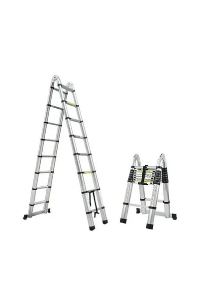 OEM Σπαστή τηλεσκοπική σκάλα 2.8+2.8m 5.6m αλουμινίου ELM60