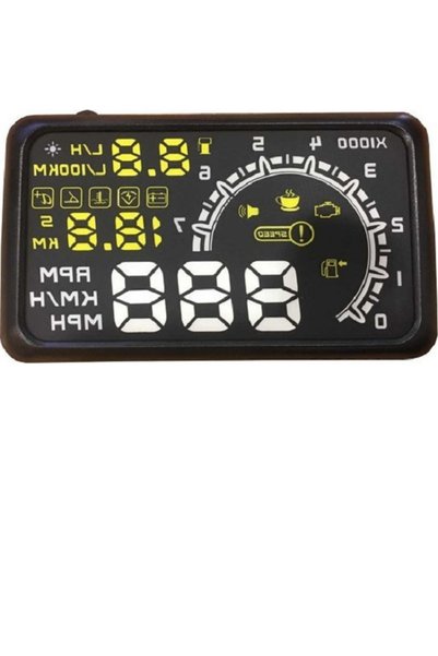 OEM Ψηφιακό HUD αυτοκινήτου OBD2 με ενδείξεις ταχύτητας & στροφών