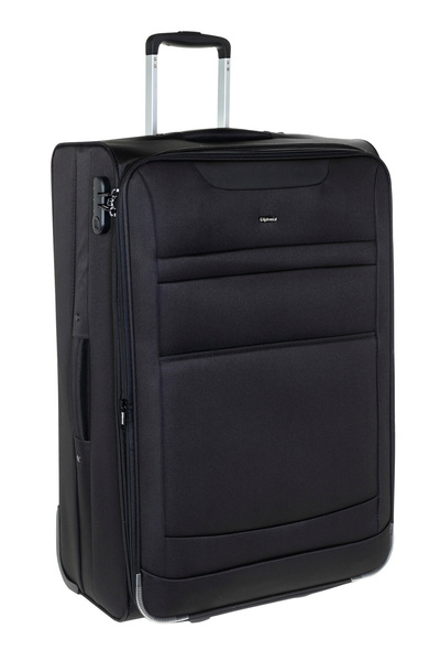 Diplomat Troler mare extensibil ZC 6020, 2 roti, poliester, 77 cm, negru