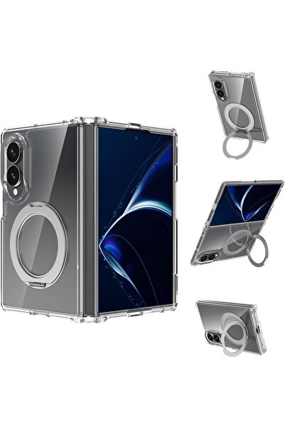 GBUFIYSN Upgraded 360° Spin Magnetic Ring Stand for Z Fold 8 Case: Compatible...