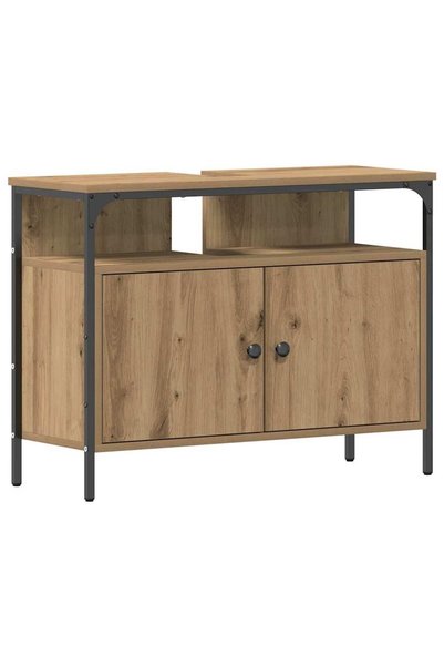 vidaxl Dulap pentru Chiuveta de Baie stejar artizanal 80 x 30 x 60 cm