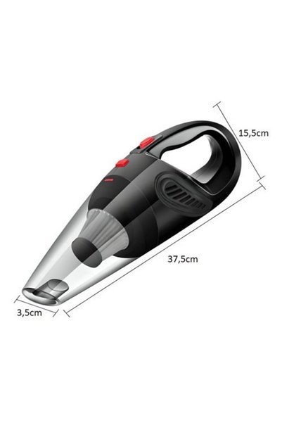 Retoo Aspirator auto portabil 12V, 120W, 4200 Pa, filtru HEPA lavabil, cablu ...