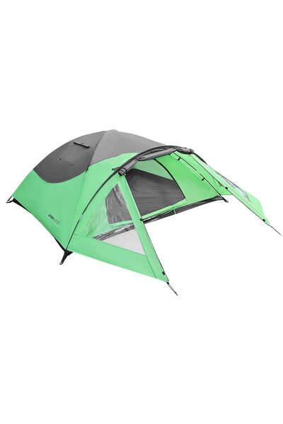 MyOfficeShop Cort de camping pentru 4 persoane cu vestibul, protecție UV, imp...