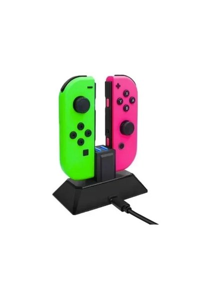 Andowl Φορτιστής Joy-cons Nintendo Switch - Charger Dock Q-CD95 σε μαύρο χρώμα