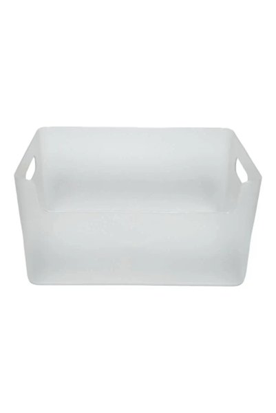 ZODIACOOL Cutie depozitare transparentă, plastic, cu mânere laterale, 32x22x1...