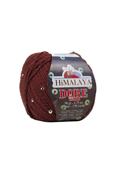 Himalaya Dore 61415 Κόκκινο Καφέ - Ασημί με πούλιες
