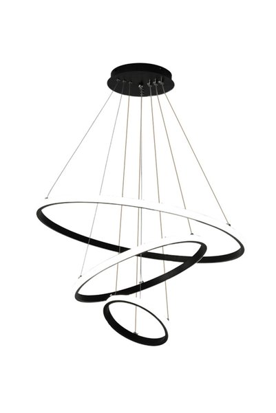 POWERTECH LED φωτιστικό οροφής HLL-0105, 44W, 4000K, 60x60cm, μαύρο