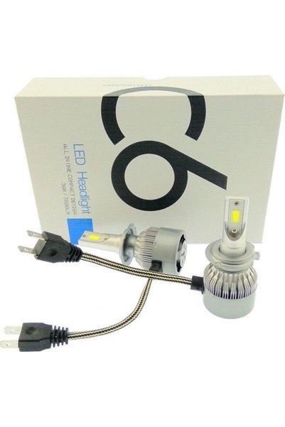OEM LED λάμπες H7 αυτοκινήτου C6-H7 36W 12-24V 6000K (2τμχ)
