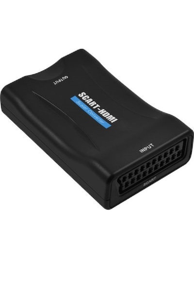 Andowl Μετατροπέας Scart σε HDMI QY-V05 Female to Female, Μαύρος