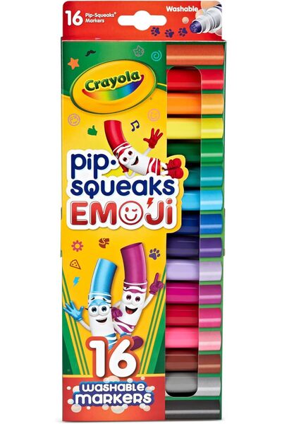 Vans x Crayola Crayola Emoji Stampers, Pip Squeaks Washable Markers, Gift for...