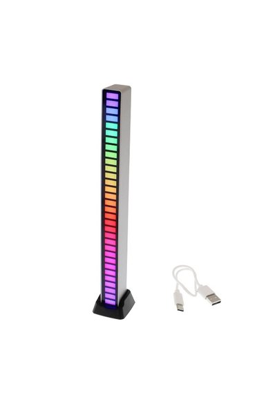 OEM Μπάρα Φωτισμού Led D08-RGB με Αναγνώριση Φωνής, RGBW και Type C Φόρτιση
