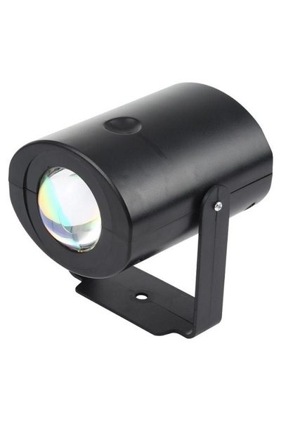 OEM USB Φωτιστικό Ατμόσφαιρας Mini Sunset 5W Μαύρο με Διακόπτη