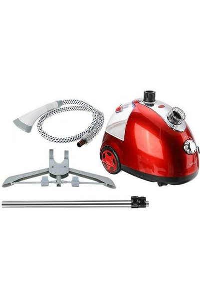 SOKANY Ατμοκαθαριστής Ρούχων Δαπέδου SK-4002 1700W 1.6lt Κόκκινος