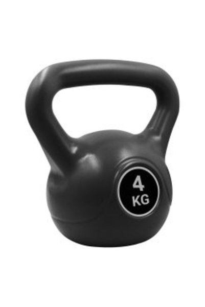 OEM Kettlebell από PVC 4kg 25566-31 Μαύρο