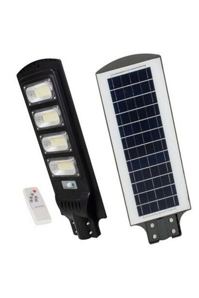 Jortan Ηλιακό Φωτιστικό Δρόμου 200W JT-200W Ψυχρό Λευκό με Τηλεχειριστήριο