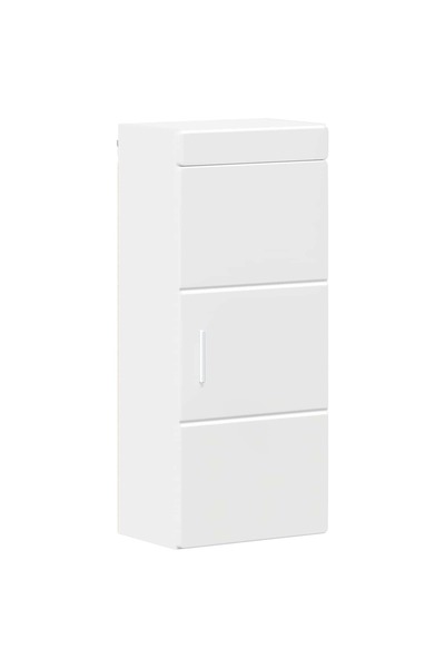 vidaxl Dulap de perete pentru baie TULUM Alb 37 x 24,5 x 86 cm