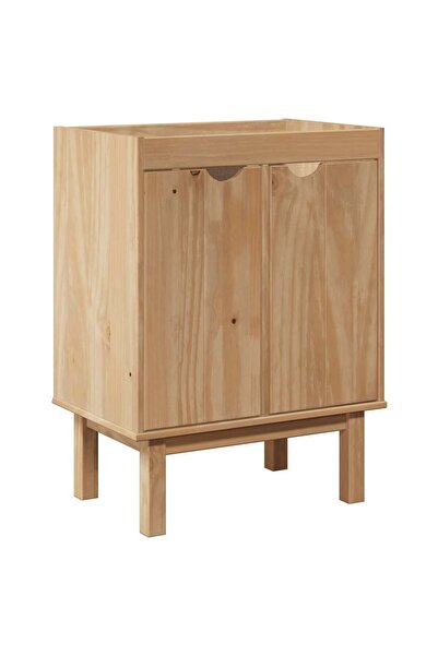 vidaxl Dulap pentru chiuvetă de baie „OTTA” 59x40x80 cm lemn masiv pin