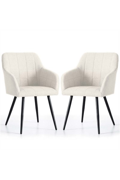Akord Furniture Factory Set de 2 scaune de dining tapițate cu catifea Luxano,...