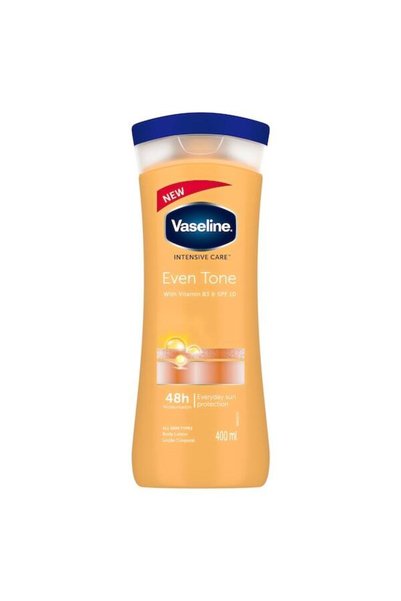 Vaseline Loțiune de corp pentru un ten uniform și sănătos SPF 10, 400 ml