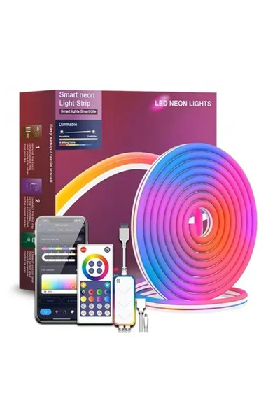 OEM Διακοσμητική ταινία LED RGB 5m με τηλεχειριστήριο και WiFi - LED Neon Lig...