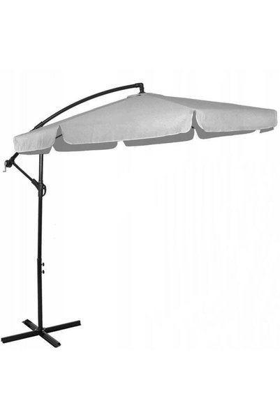 MyOfficeShop Umbrelă de grădină cu braț lateral tip banană, cu husă, 300 cm, ...