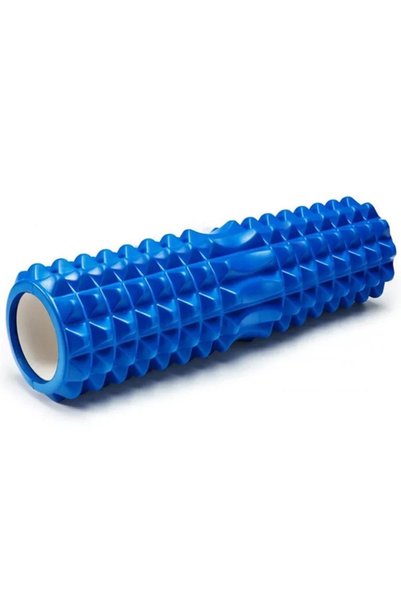 OEM Κύλινδρος ισορροπίας μασάζ Yoga Roller 45 εκ. σε μπλε χρώμα