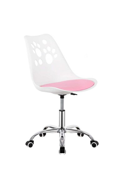 MyOfficeShop Scaun de birou ergonomic, cu șezut din spumă, reglabil pe înălți...