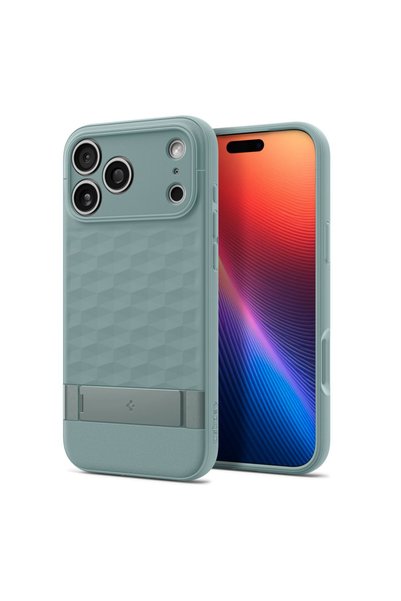 Spigen Husă pentru iPhone 17 Pro - Caseology Parallax "S" MagSafe - Verde Sage