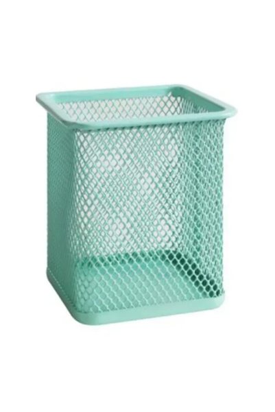 OEM Μεταλλική μολυβοθήκη 80x80x100 mm Stelan 688259 σε πράσινο χρώμα