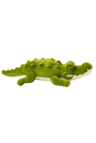 SERSIMO Crocodil de pluș gigant 100 cm, Multifuncțional 2-în-1, 100x35 cm, Verde